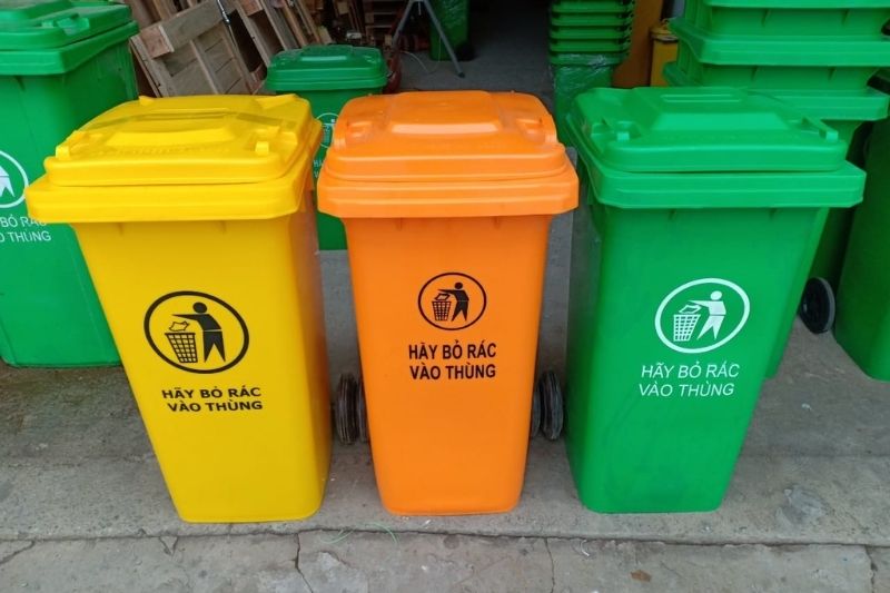 Bí quyết lựa chọn thùng rác ngoài trời phù hợp với từng địa điểm 8 Thùng rác ngoài trời