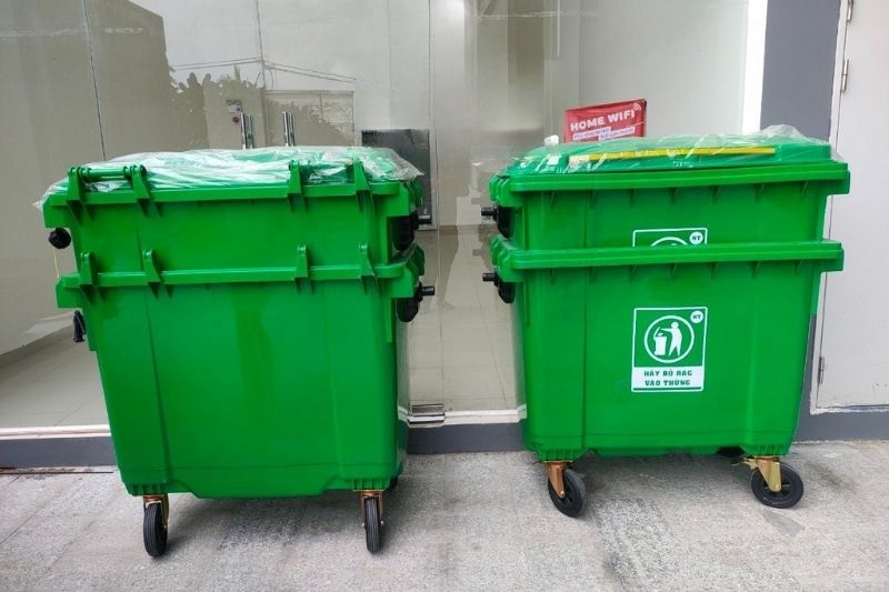 Bí quyết lựa chọn thùng rác ngoài trời phù hợp với từng địa điểm 9 Thùng rác ngoài trời